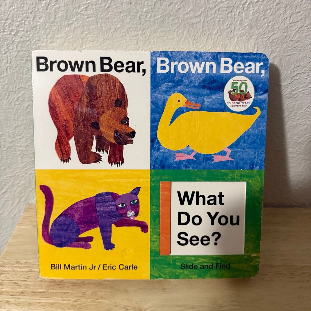 Eric Carle Brown Bear brown bear what do you see slide book